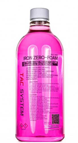 TACSYSTEM IRON ZERO-FOAM PN.Z-5690-1000 Ручной шампунь с эффектом очистки от металла, жира, смол 1 л